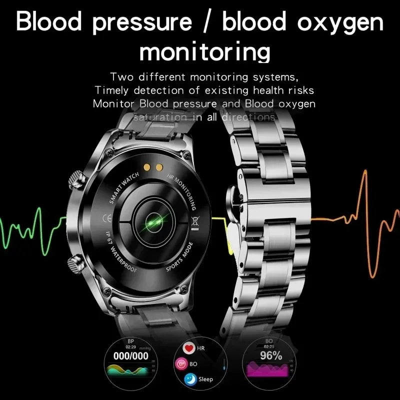 Lige BW0189 Smartwatch Fashion Casual Smart Watch Multifunction Montre Intelligente Steel Waterproof Luxury Smart Watch for Men