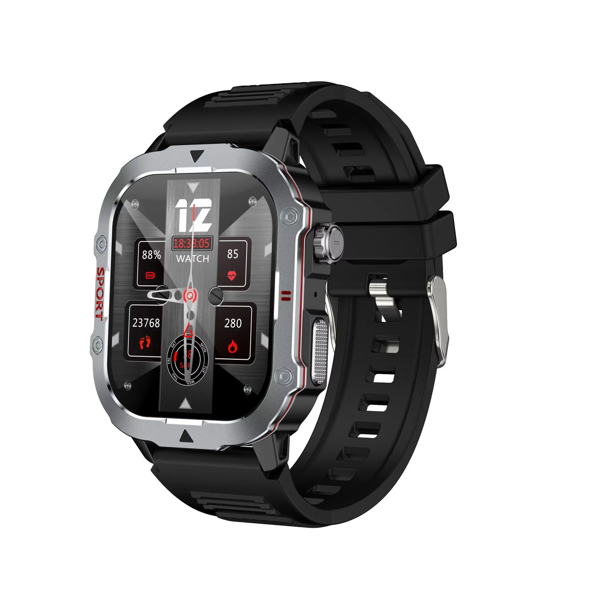 C30Pro Smartwatch Heart Rate Monitoring Waterproof Full Touch Screen Call Sleep Fitness Sports Smartwatch for Men